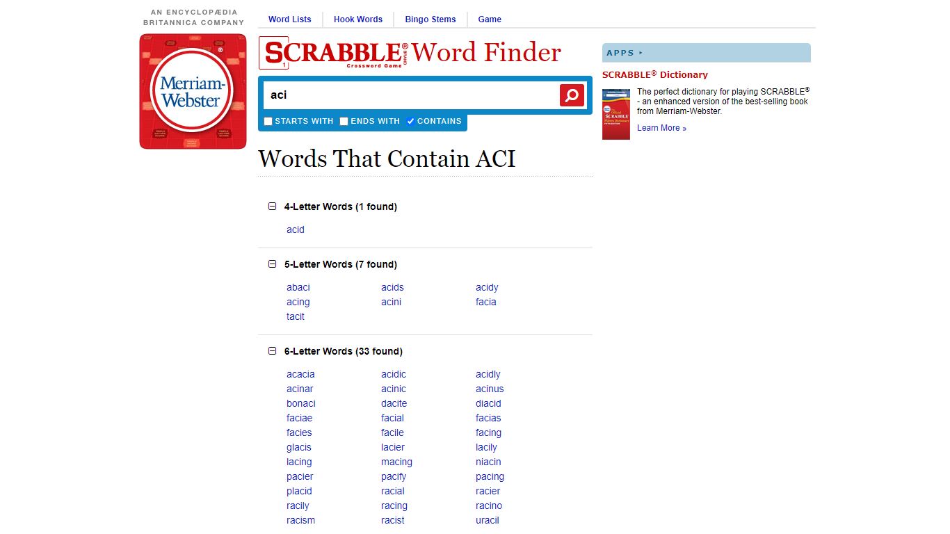 words with Aci, word made with aci, Aci definition, Definition for Aci ...